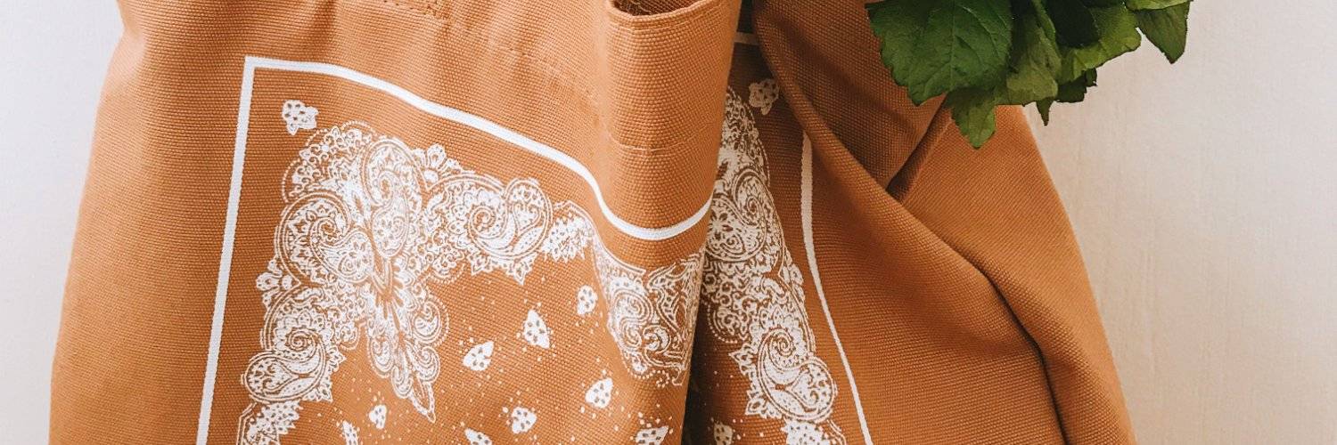 Block Print Tote Bag